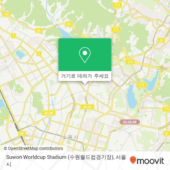 Suwon Worldcup Stadium (수원월드컵경기장) 지도