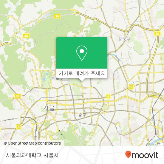 서울의과대학교 지도