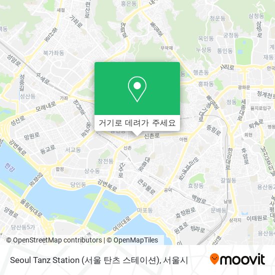 Seoul Tanz Station (서울 탄츠 스테이션) 지도