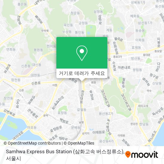 Samhwa Express Bus Station (삼화고속 버스정류소) 지도