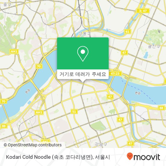 Kodari Cold Noodle (속초 코다리냉면) 지도