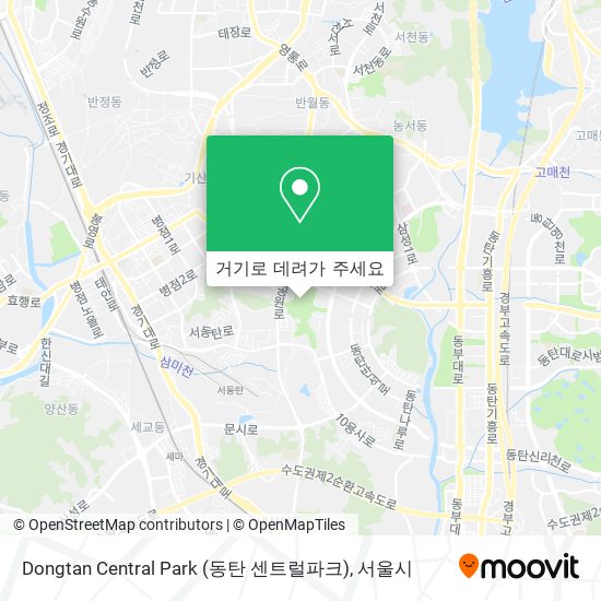 Dongtan Central Park (동탄 센트럴파크) 지도