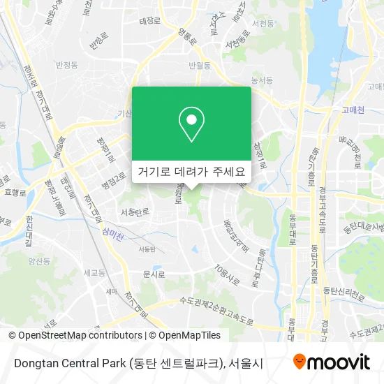 Dongtan Central Park (동탄 센트럴파크) 지도