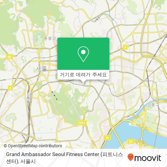 Grand Ambassador Seoul Fitness Center (피트니스 센터) 지도