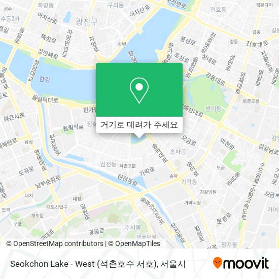 Seokchon Lake - West (석촌호수 서호) 지도