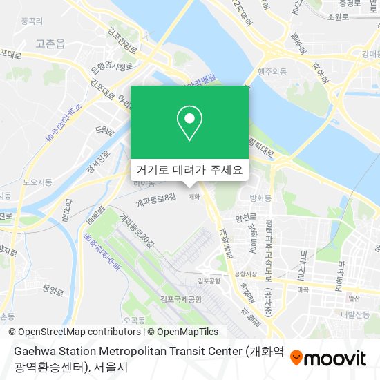 Gaehwa Station Metropolitan Transit Center (개화역 광역환승센터) 지도