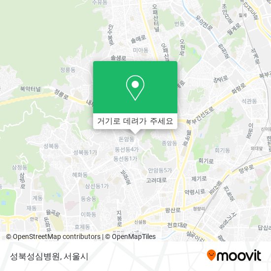 성북성심병원 지도