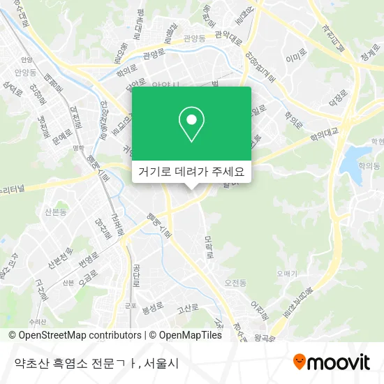 약초산 흑염소 전문ㄱㅏ 지도