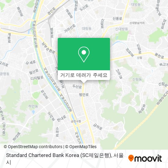 Standard Chartered Bank Korea (SC제일은행) 지도