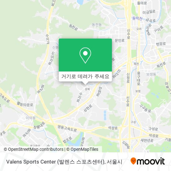 Valens Sports Center (발렌스 스포츠센터) 지도