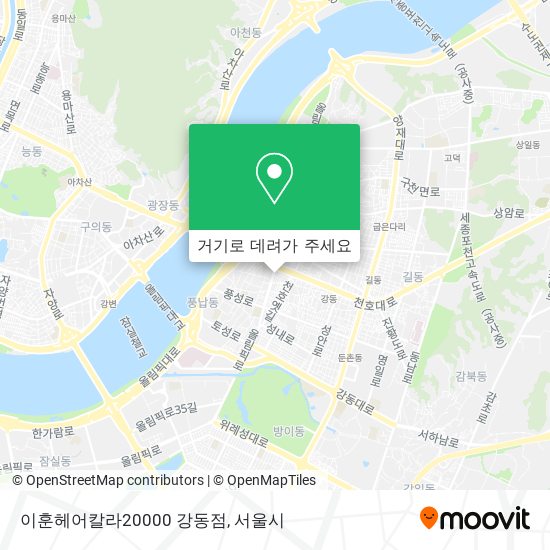 이훈헤어칼라20000 강동점 지도