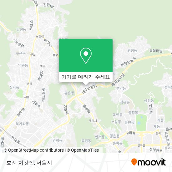 효선 처갓집 지도