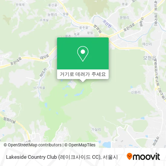 Lakeside Country Club (레이크사이드 CC) 지도