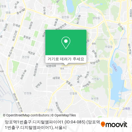 망포역1번출구.디지털엠파이어1 (ID:04-085) (망포역1번출구.디지털엠파이어1) 지도