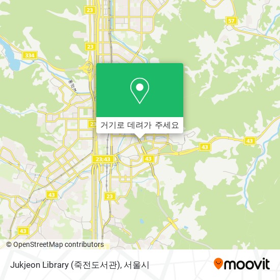 Jukjeon Library (죽전도서관) 지도