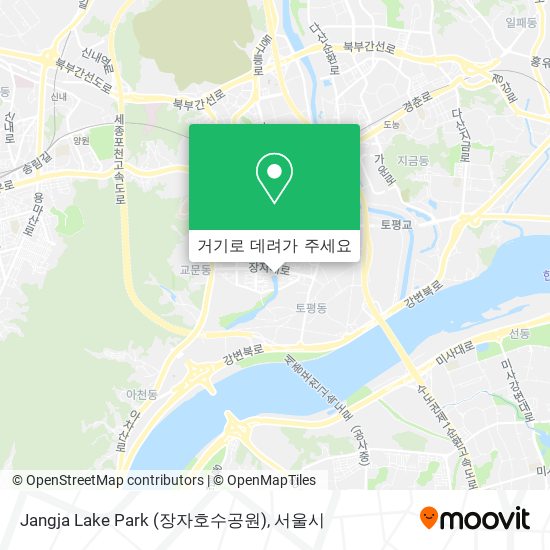 Jangja Lake Park (장자호수공원) 지도