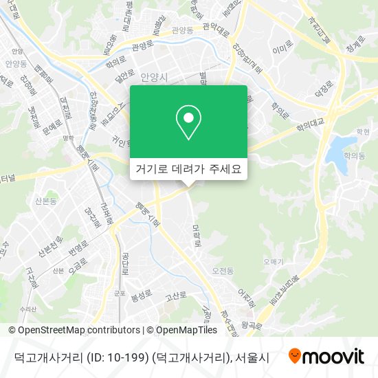 덕고개사거리 (ID: 10-199) (덕고개사거리) 지도