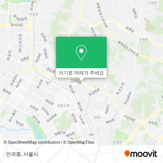 안곡중 지도