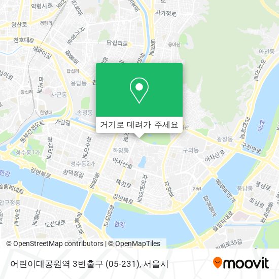 어린이대공원역 3번출구 (05-231) 지도