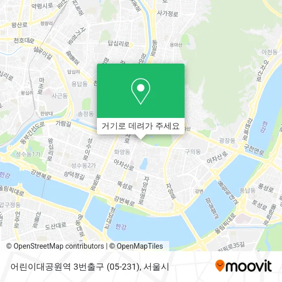 어린이대공원역 3번출구 (05-231) 지도