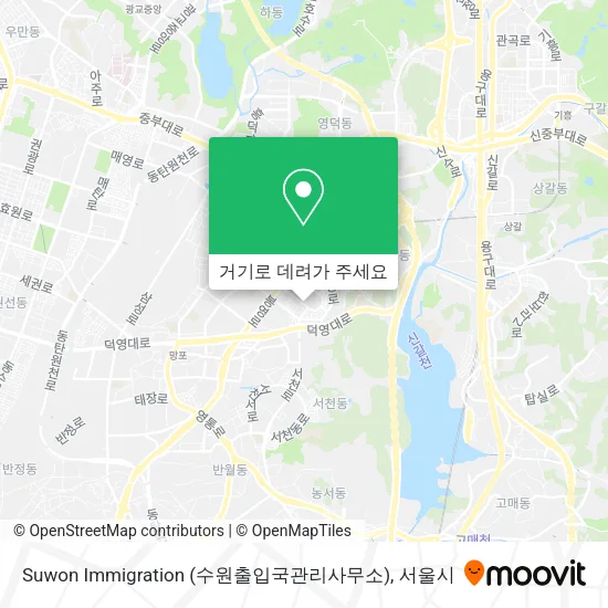 Suwon Immigration (수원출입국관리사무소) 지도
