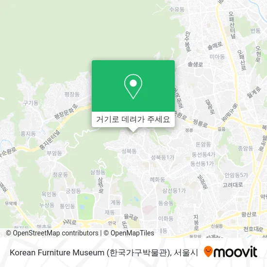 Korean Furniture Museum (한국가구박물관) 지도