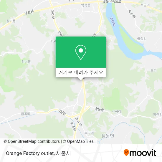 Orange Factory outlet 지도