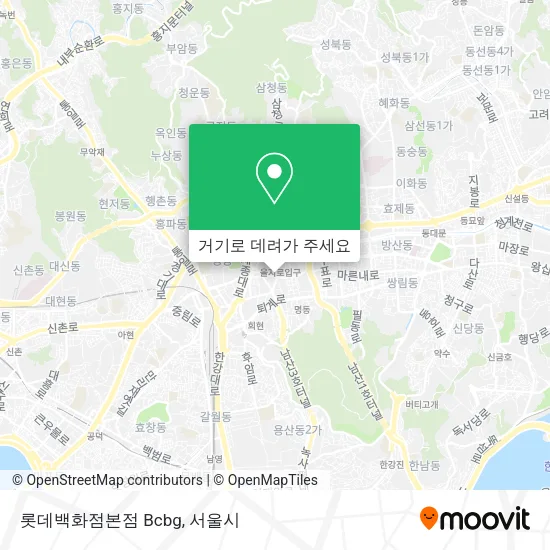 롯데백화점본점 Bcbg 지도