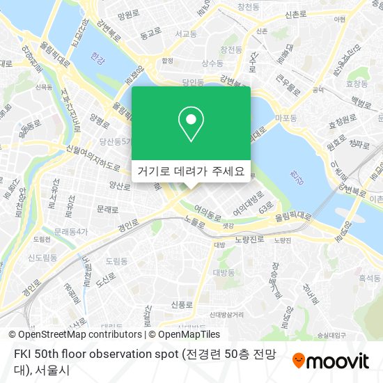 FKI 50th floor observation spot (전경련 50층 전망대) 지도