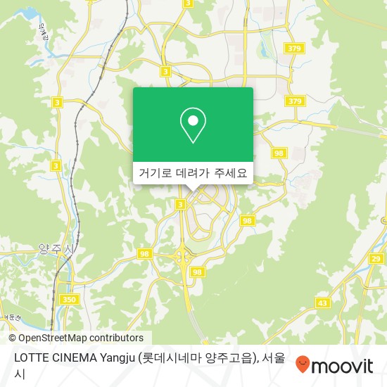 LOTTE CINEMA Yangju (롯데시네마 양주고읍) 지도