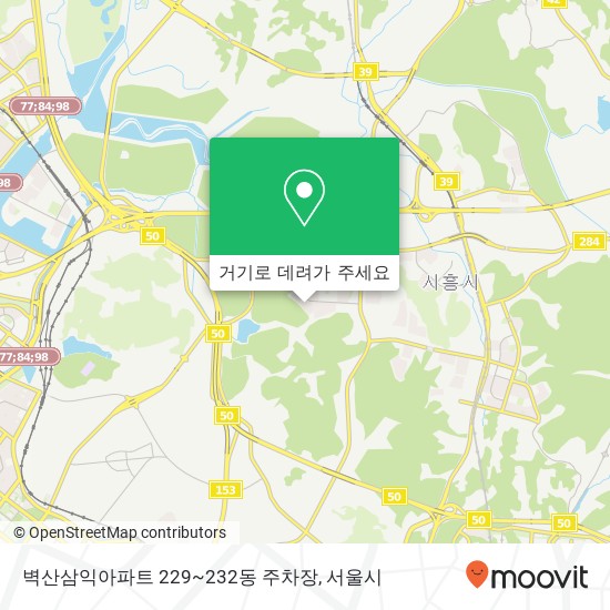 벽산삼익아파트 229~232동 주차장 지도