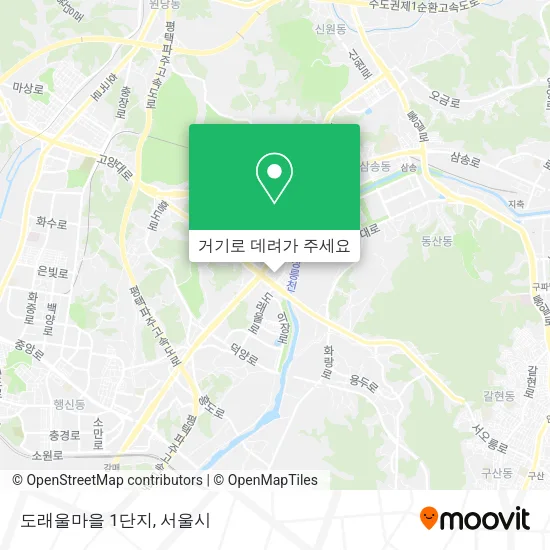 도래울마을 1단지 지도