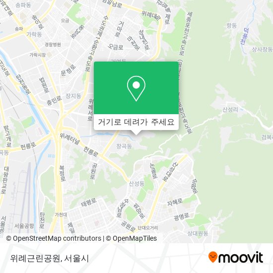 위례근린공원 지도