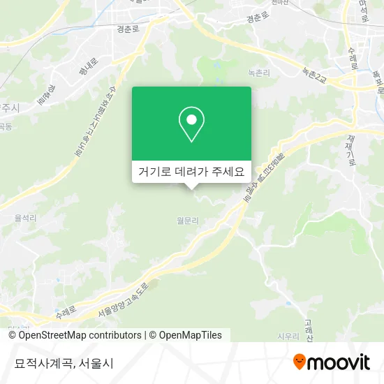 묘적사계곡 지도