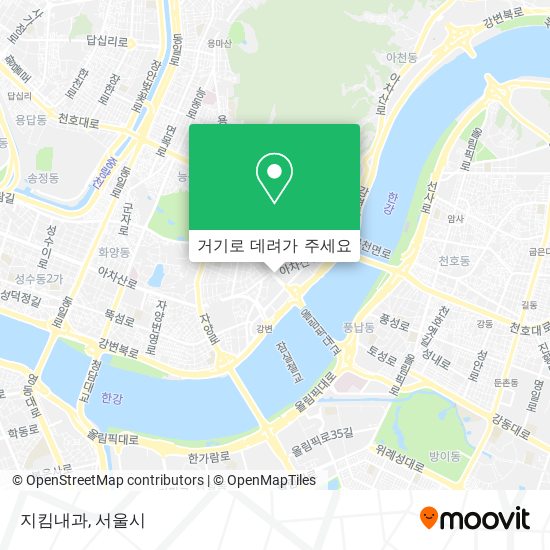 지킴내과 지도