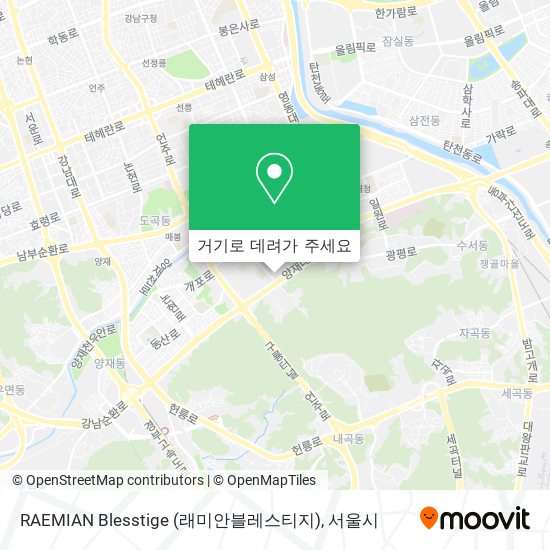 RAEMIAN Blesstige (래미안블레스티지) 지도