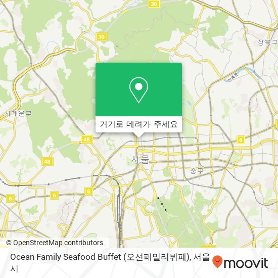 Ocean Family Seafood Buffet (오션패밀리뷔페) 지도