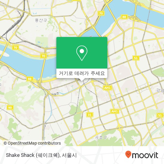 Shake Shack (쉐이크쉑) 지도