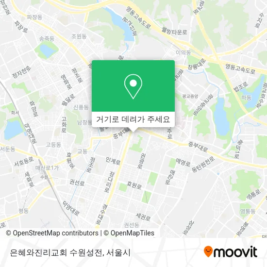 은혜와진리교회 수원성전 지도