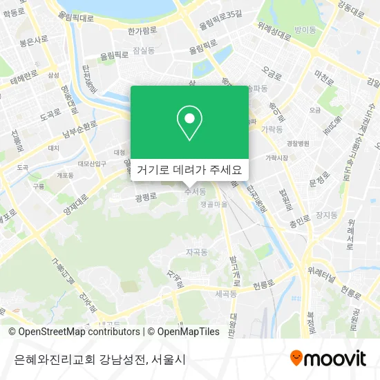 은혜와진리교회 강남성전 지도
