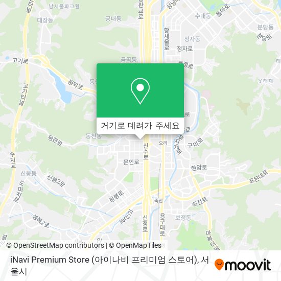 iNavi Premium Store (아이나비 프리미엄 스토어) 지도