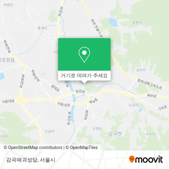 감곡매괴성당 지도