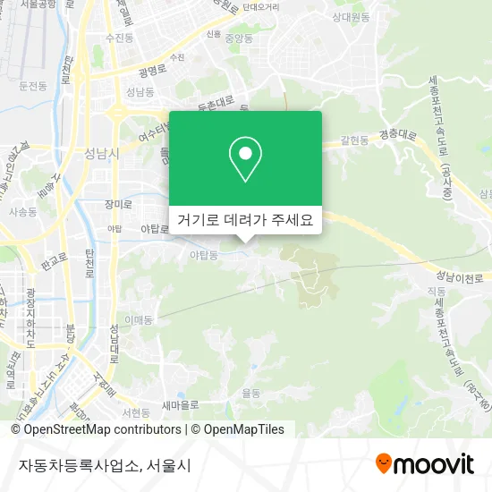 자동차등록사업소 지도