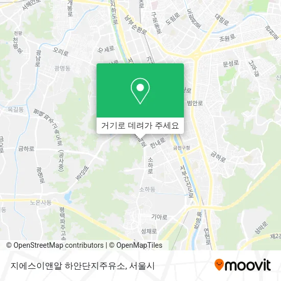 지에스이앤알 하안단지주유소 지도