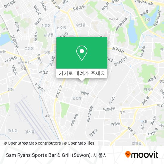 Sam Ryans Sports Bar & Grill (Suwon) 지도
