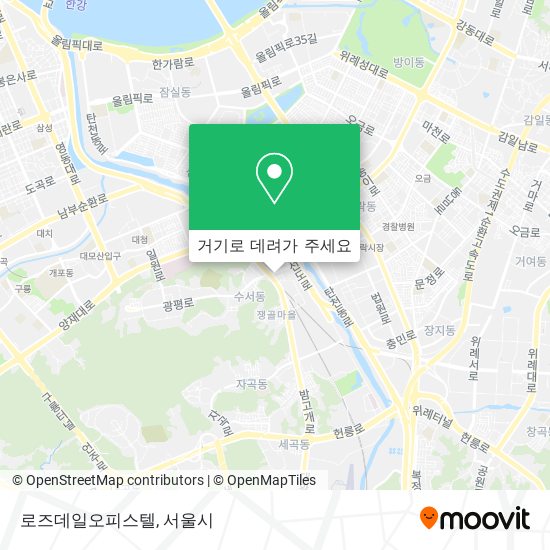 로즈데일오피스텔 지도