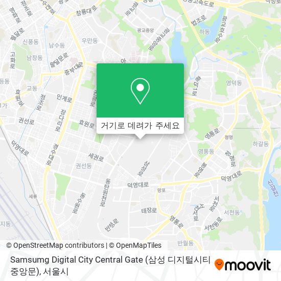 Samsumg Digital City Central Gate (삼성 디지털시티 중앙문) 지도
