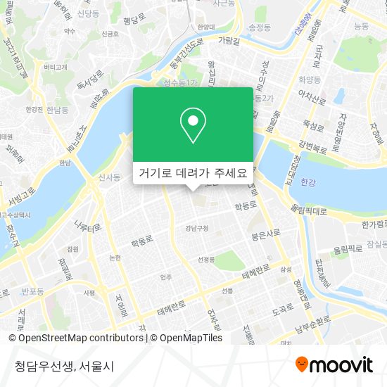 청담우선생 지도