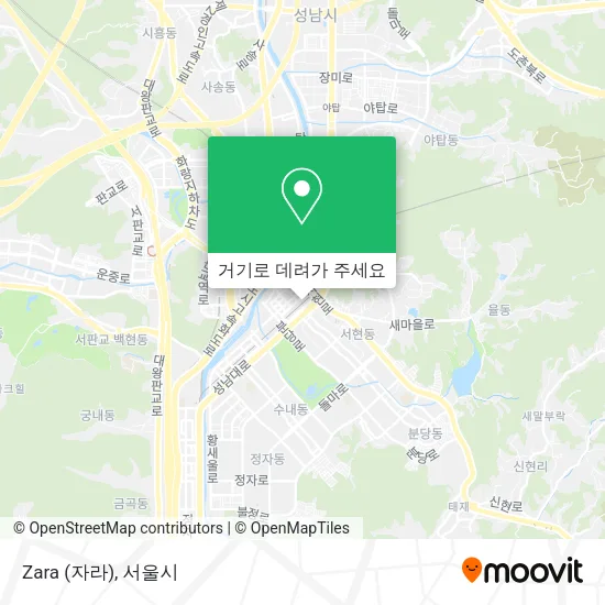 Zara (자라) 지도