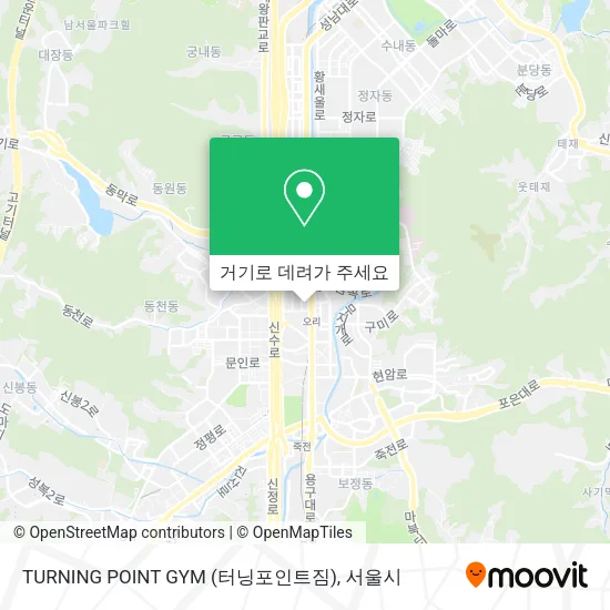 TURNING POINT GYM (터닝포인트짐) 지도